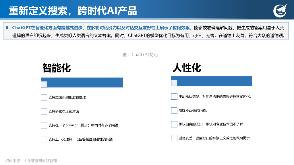 中航证券：科技专题研究：ChatGPT狂飙破壁，现象级AI应用引发范式革命_第6页