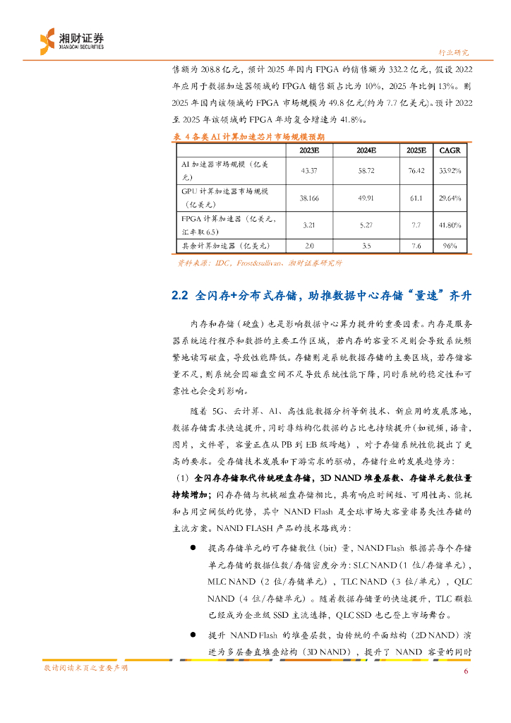 湘财证券：ChatGPT专题研究之二：算力的提升是人工智能发展的基石_第6页