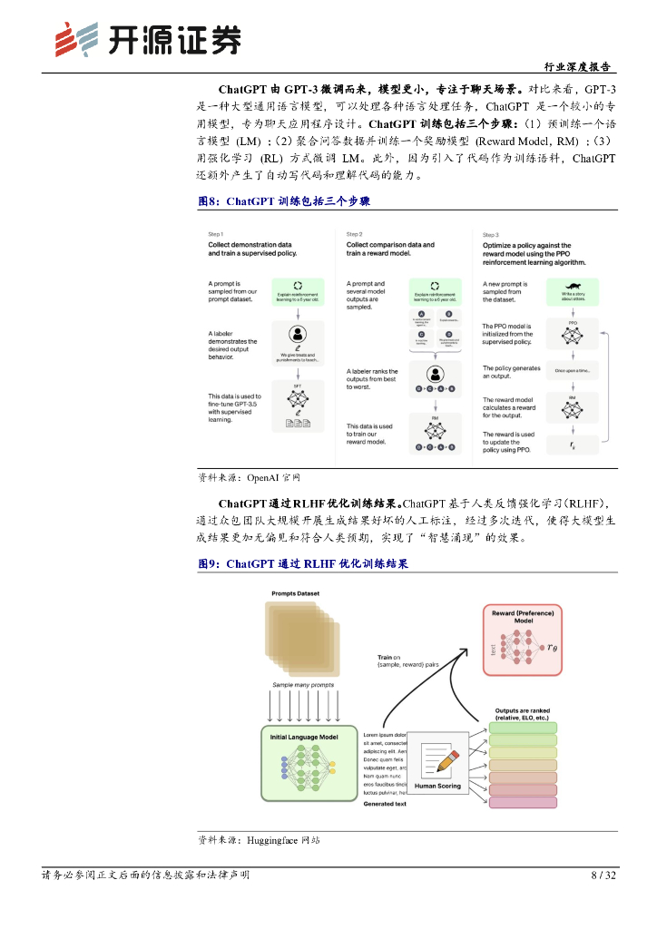 开源证券：计算机行业深度报告：ChatGPT不断突破，AI驶入快车道_第8页