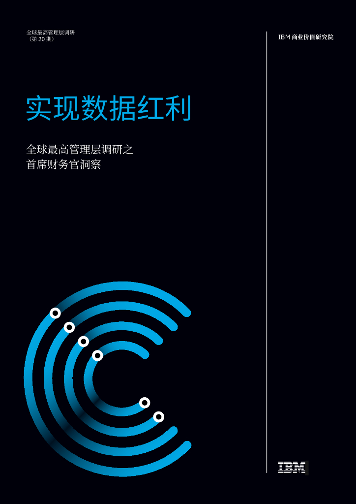 IBM：实现数据红利——全球最高管理层调研之首席财务官洞察