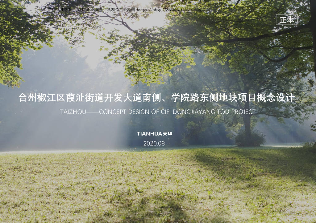 [浙江]TOD未来社区花园住所综合体建筑方案
