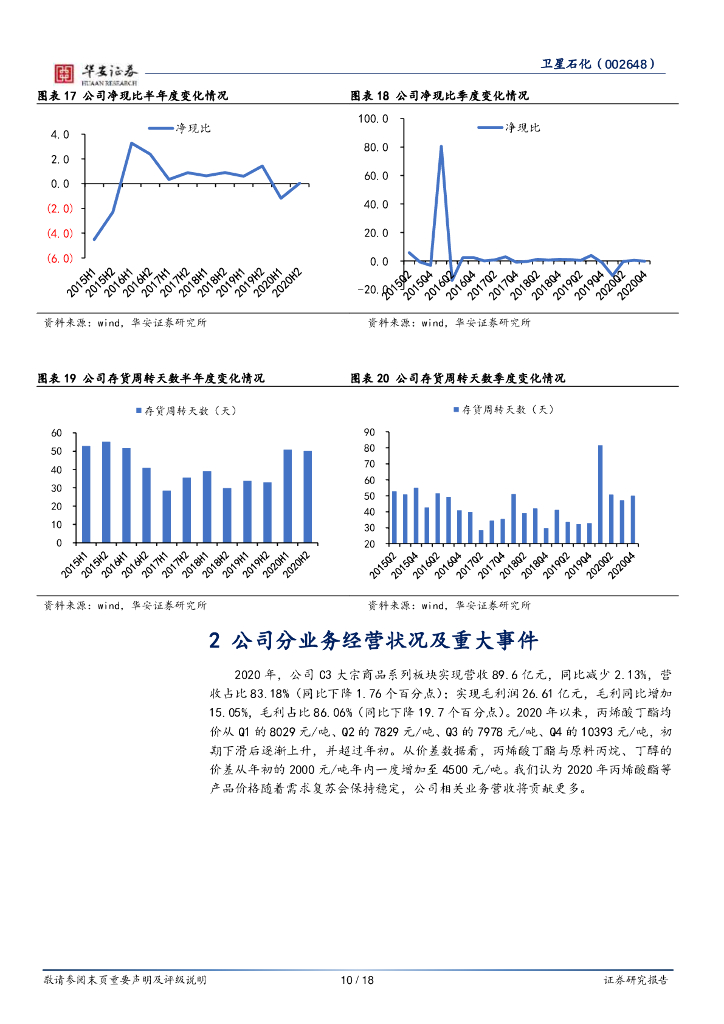 华安证券：卫星石化（002648）-C3产业链贡献多，碳中和或助力公司成长_第10页
