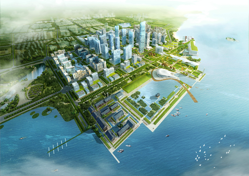 海上丝绸之路广东滨海湛江自然公园中央商务区城市规划设计方案