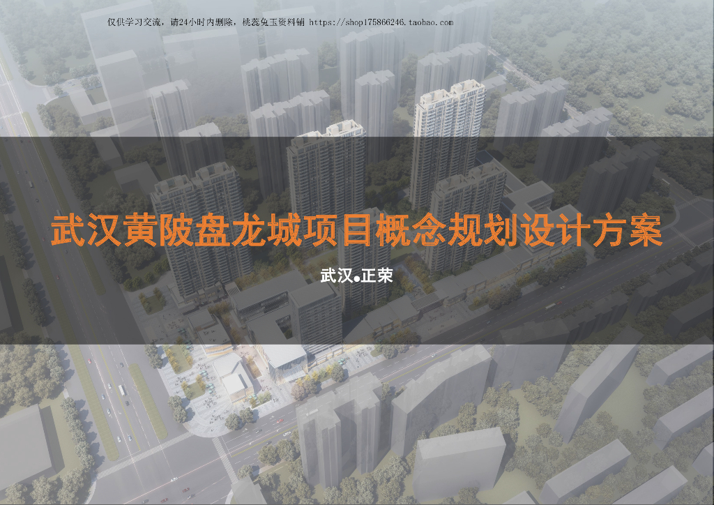 [湖北]环形邻里中心-宜居社区住宅规划方案