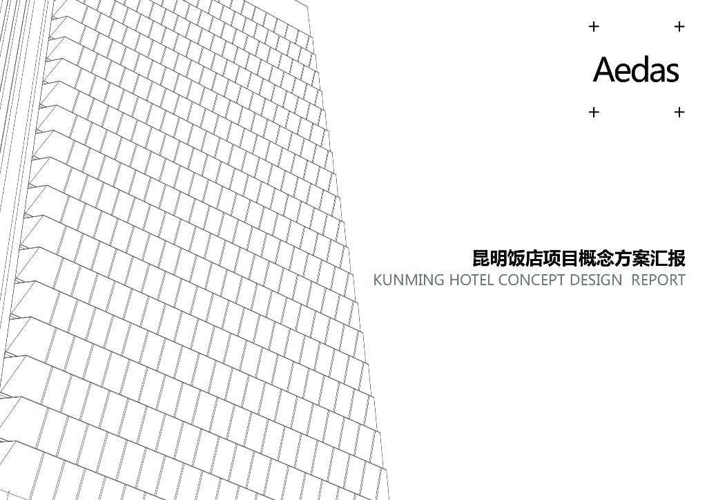 云南现代绿色酒店-商业住宅综合体建筑方案