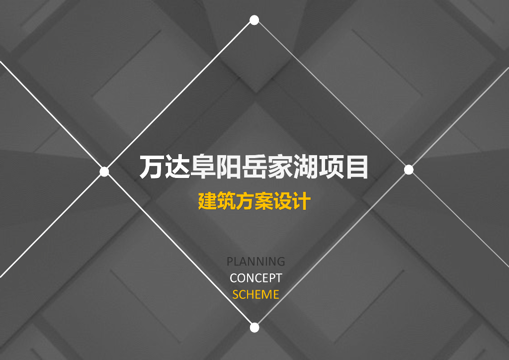 万达阜阳岳家湖项目建筑方案设计：别墅洋房+高层住宅