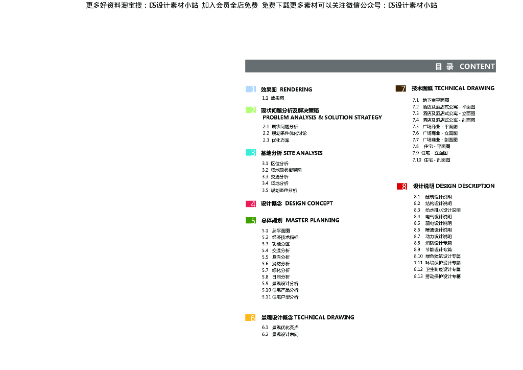 [浙江]梅山广场综合商办住宅酒店项目建筑