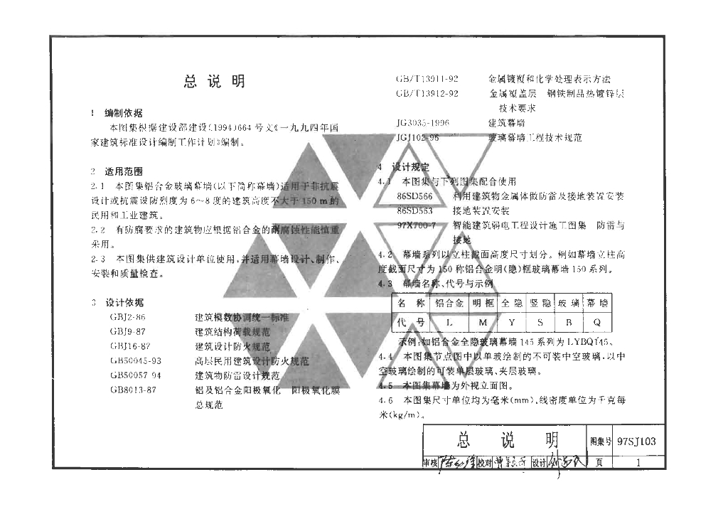 苏7SJ103-1～12 幕墙图集