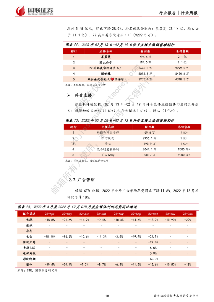 国联证券：传媒互联网行业2月周报：爱奇艺降本增效成果显著，科技部大力支持人工智能产业_第10页