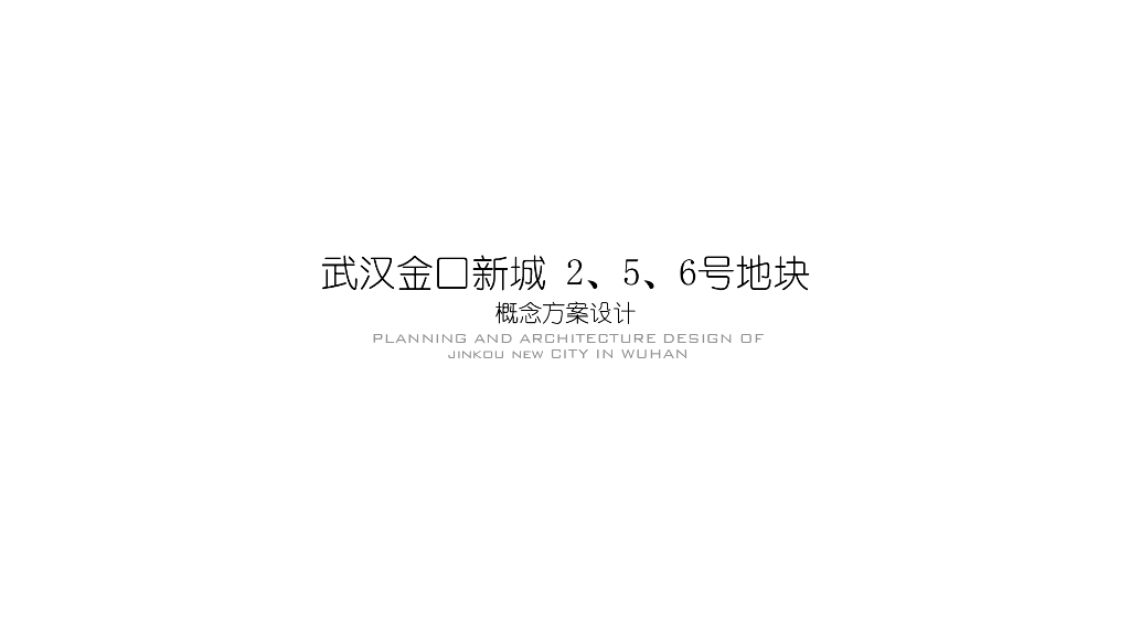 [湖北]武汉金口新城地块项目现代高品质高层+叠墅建筑方案2021