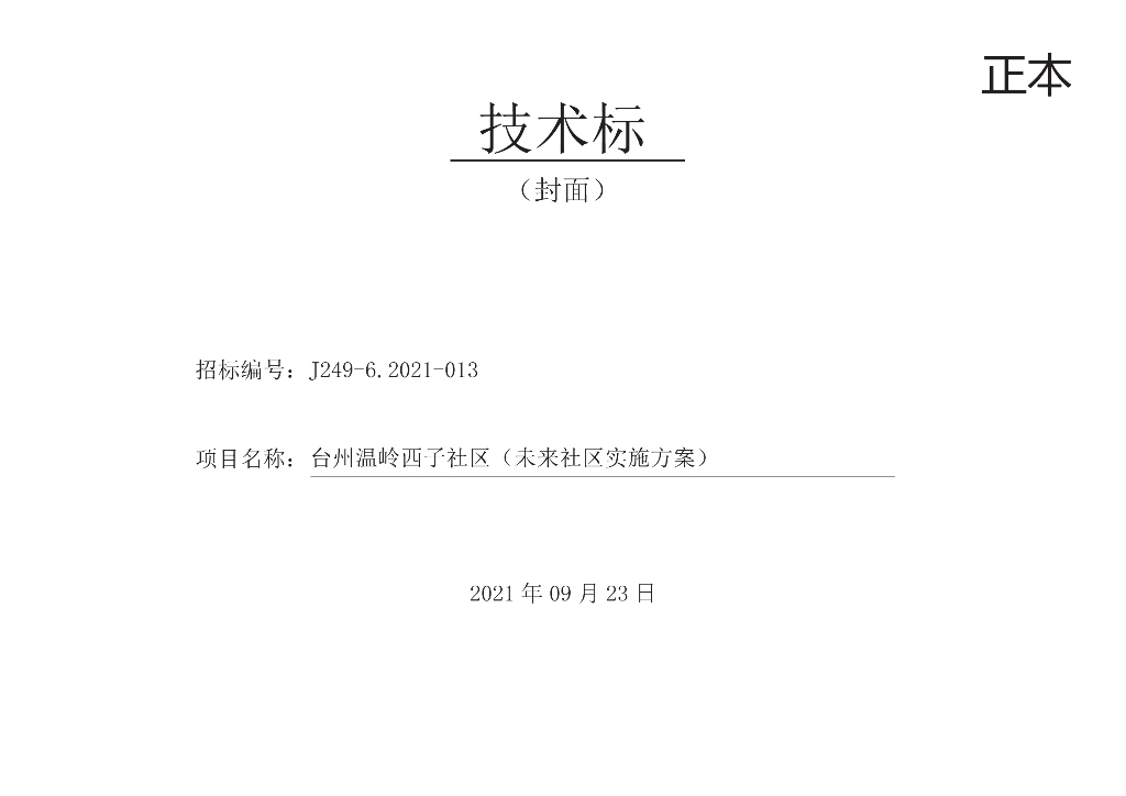 浙江TOD综合住宅项目投标文本PDF2021