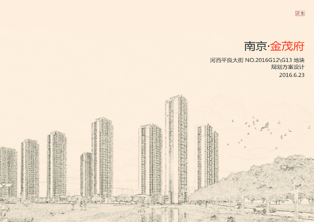 [江苏]金茂河西平良大街地块住宅建筑设计（PDF+51页）