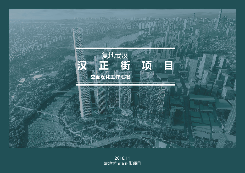 复地武汉汉正街滨江超高层豪宅立面深化汇报