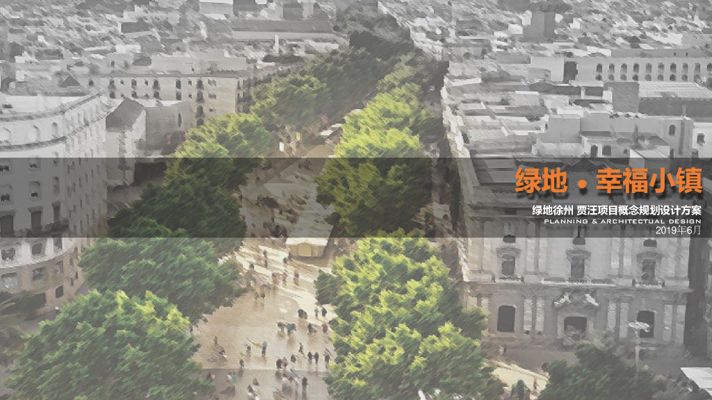 [江苏]绿地幸福小镇徐州贾汪项目住宅建筑概念规划设计方案