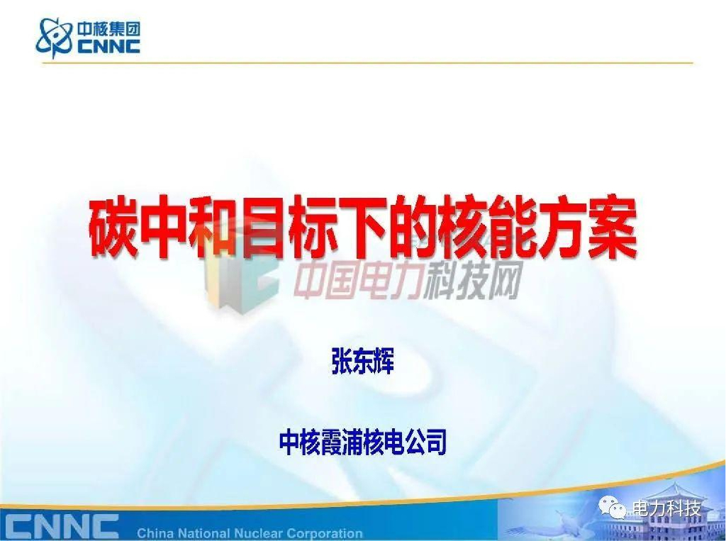 张东辉：<em>碳中和</em>目标下的核能方案 海报