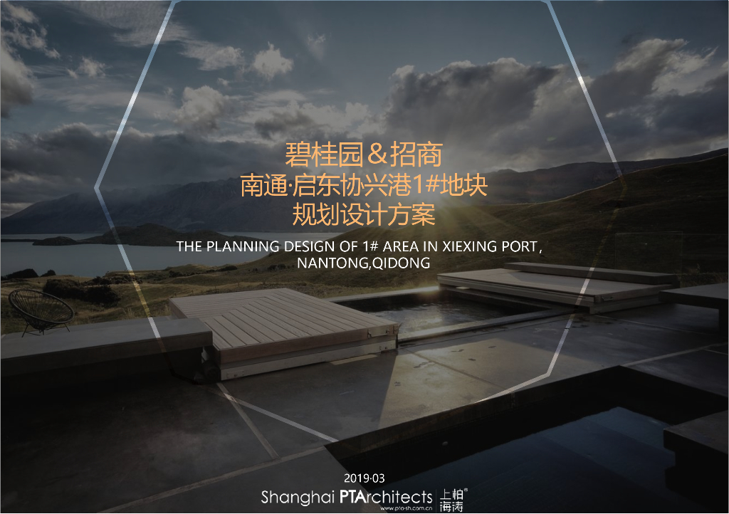 [江苏]碧桂园＆招商南通启东协兴港1#地块规划设计方案：现代风格滨海高层+海景度假别墅