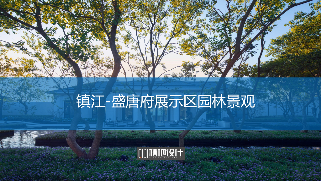 现代精致优雅+中式展示区景观设计报奖文本