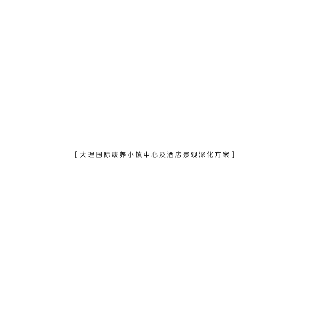 大理国际康养小镇中心及酒店景观深化方案规划设计：山居生活+创意诗韵