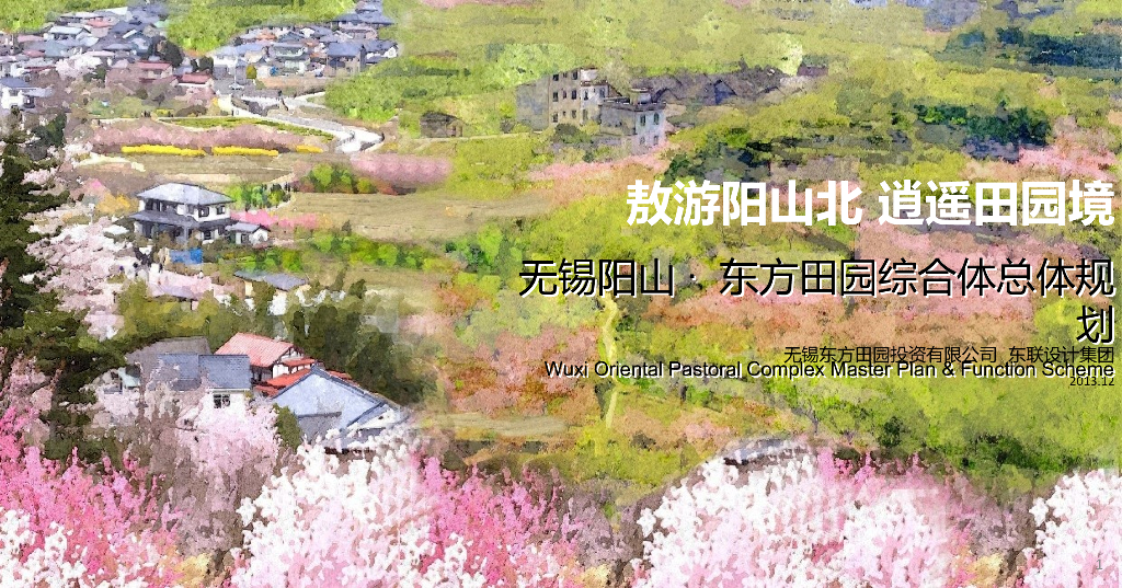 [江苏]“十里桃花”东方田园新型城镇总体规划