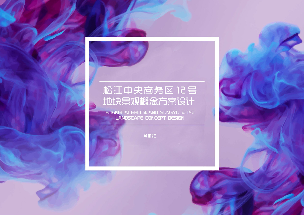 [上海]现代风中央商务区景观概念方案设计