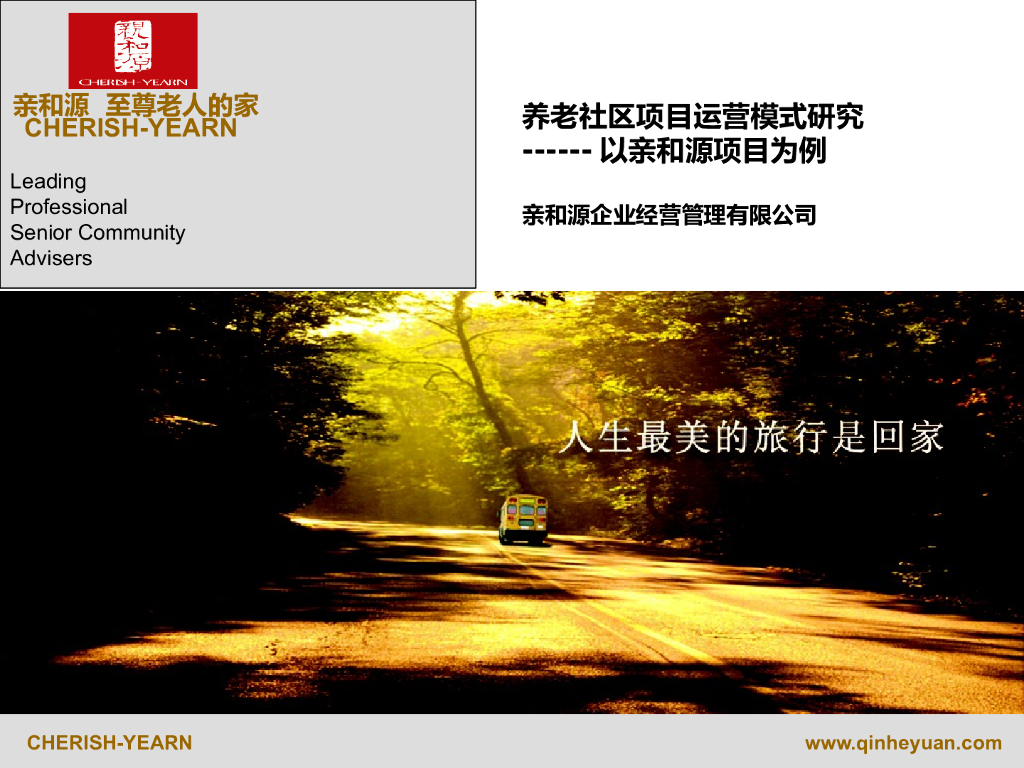 亲和源养老地产运营模式研究，共45页