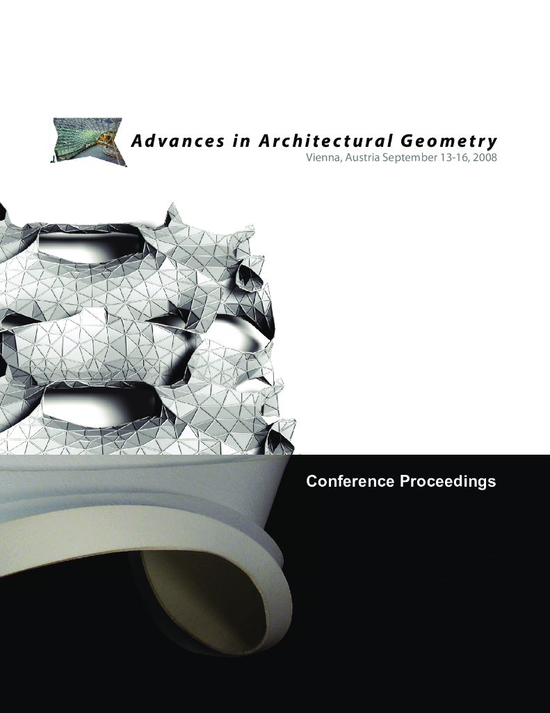 Advances in Architectural Geometry
