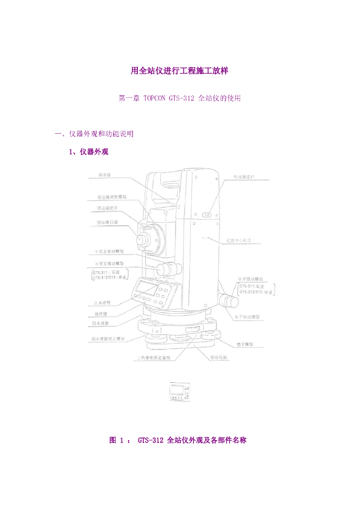 全站仪使用教程（测量方法详细）