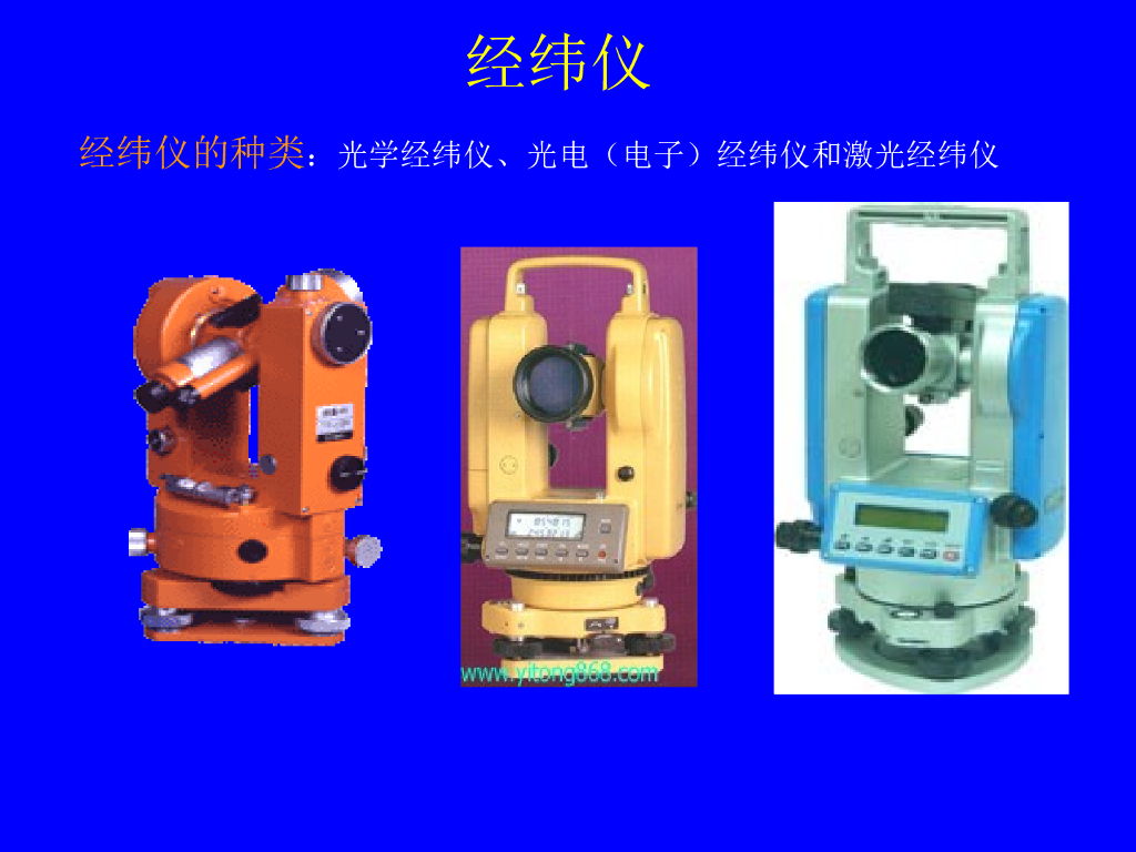经纬仪使用方法培训讲义PPT(图文解析)