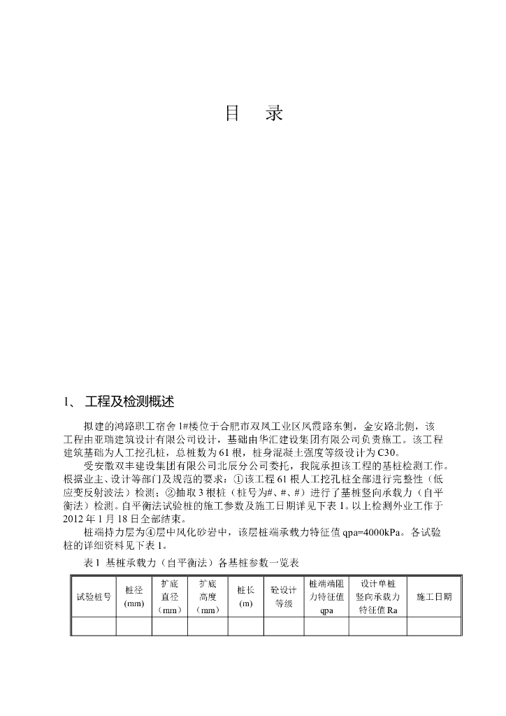 桩基检测报告（图表丰富）