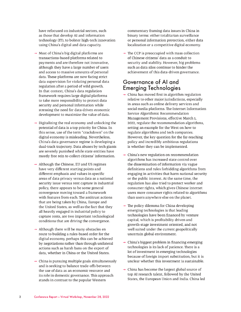 国际治理创新中心：中国的数字治理：数据、人工智能和新兴技术以及数字贸易（英文版）_第8页