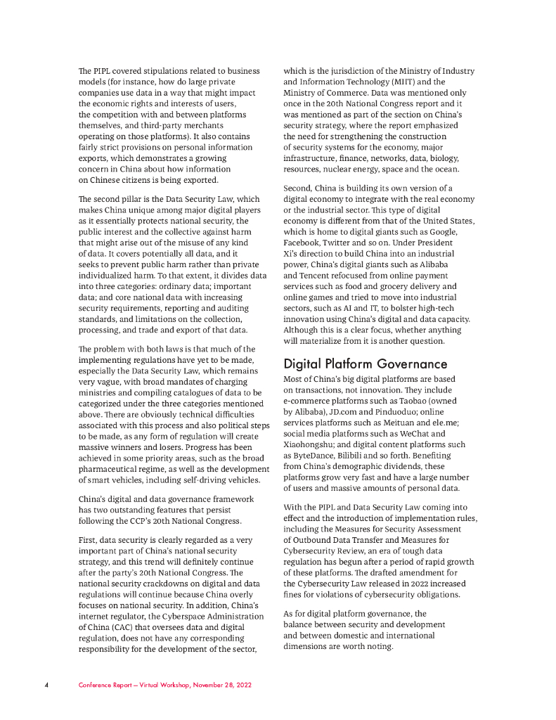 国际治理创新中心：中国的数字治理：数据、人工智能和新兴技术以及数字贸易（英文版）_第10页
