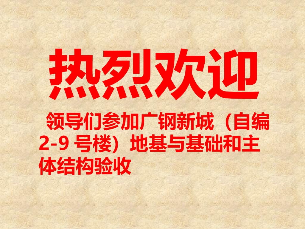 地基与基础和主体结构工程小结汇报