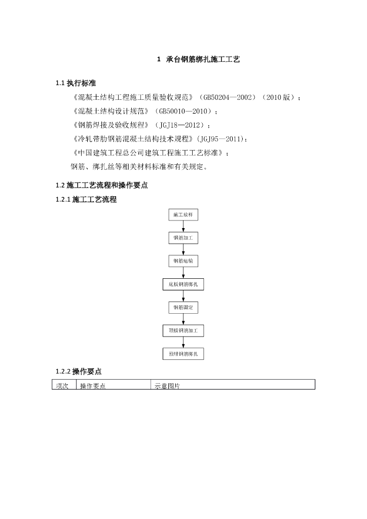 分部分项结构钢筋绑扎施工工艺