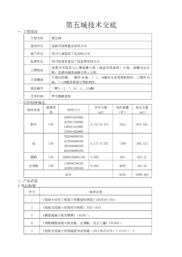 [成都]PC预制构件生产技术交底（图文并茂）