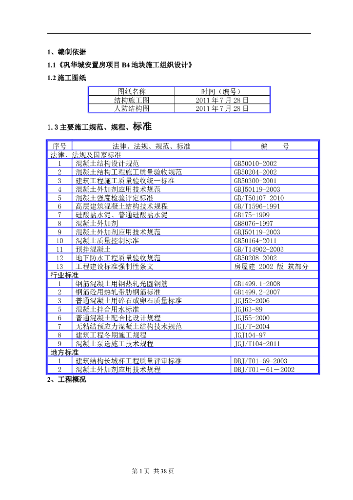 高层混凝土浇筑施工方案