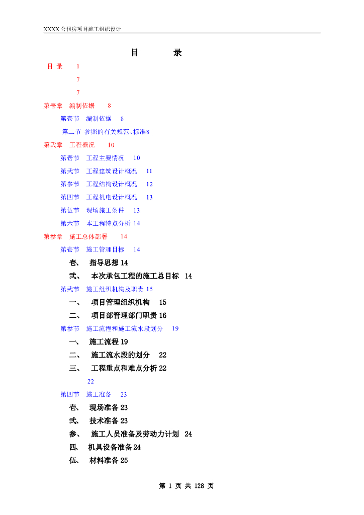 [贵州]22层公租房施工组织设计
