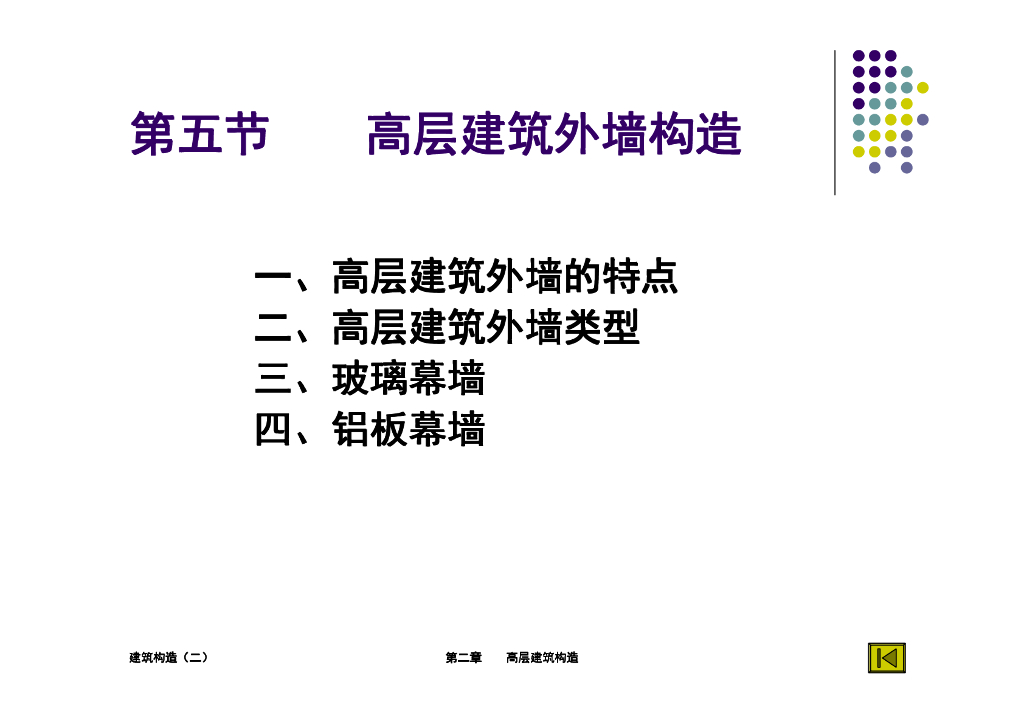 高层建筑外墙构造