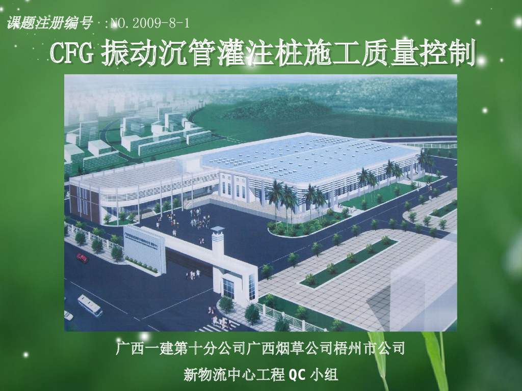 质量控制-CFG振动沉管灌注桩施工质量控制