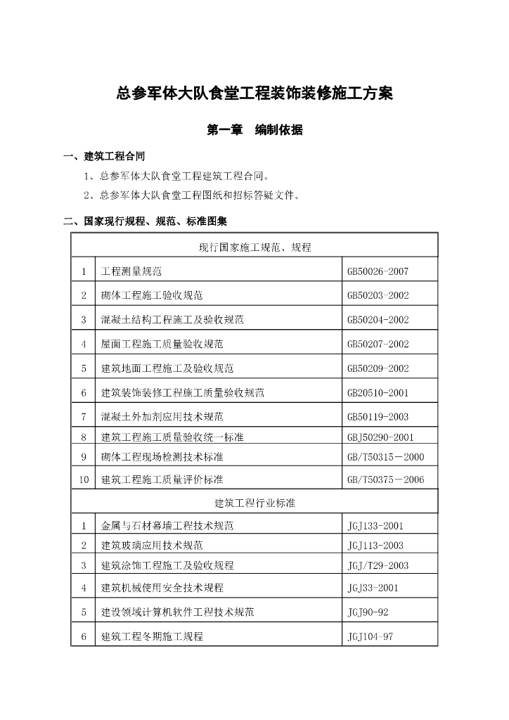 单位食堂工程装饰装修施工方案（220页）