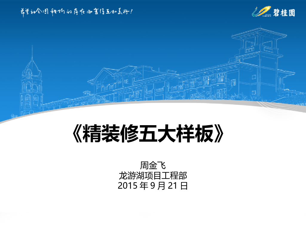 精装修五大样板（共97页，图文丰富）