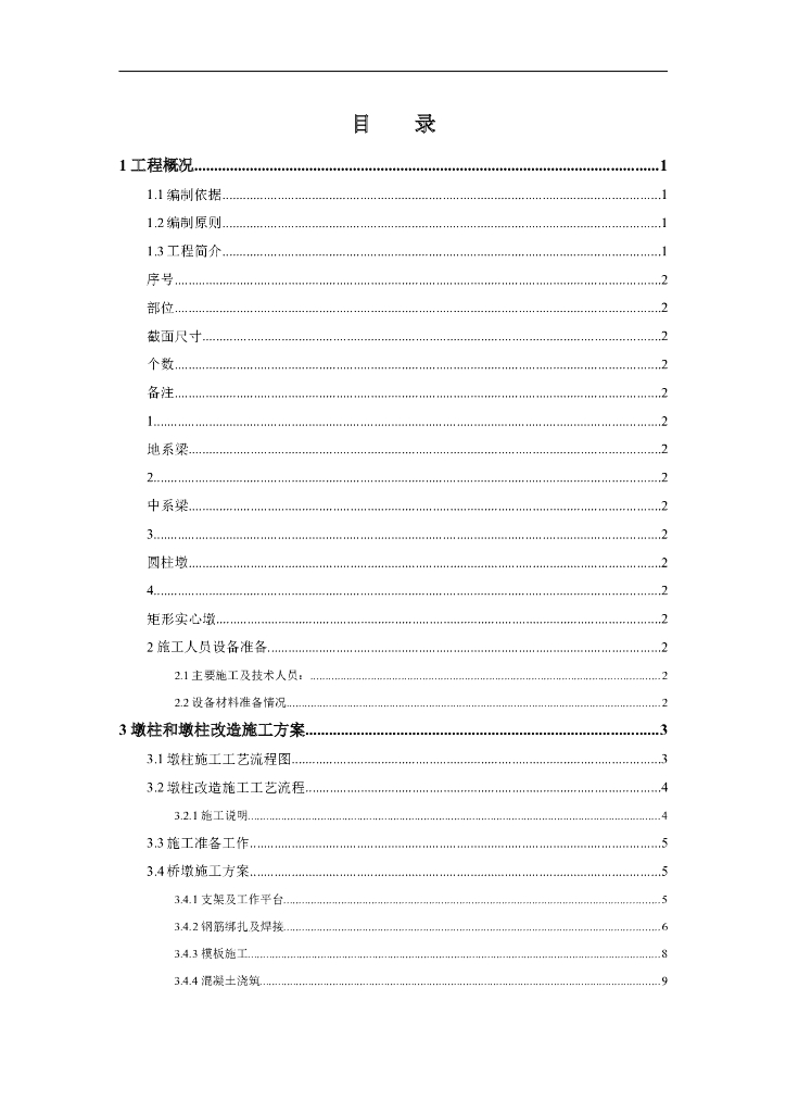 高速公路桥梁墩柱施工方案（24页）