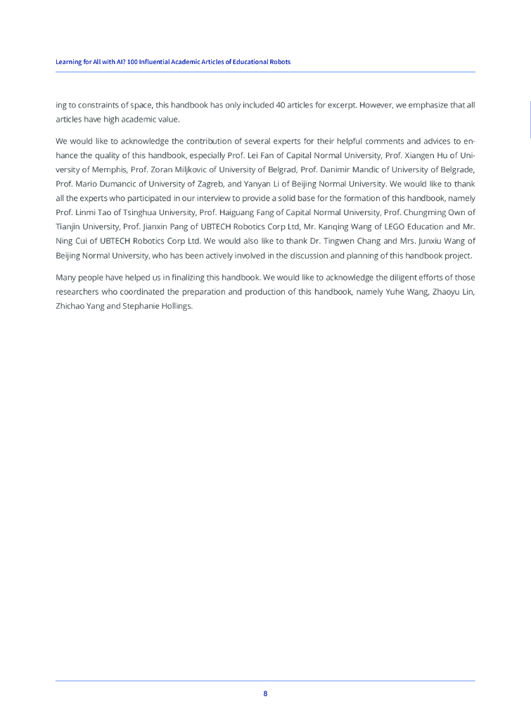 联合国教科文组织：人工智能为全民学习所用？100篇有影响力的教育机器人学术论文手册（英文版）_第8页