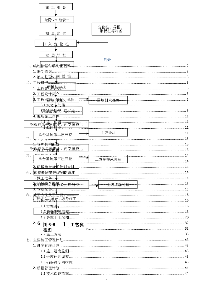 特大桥梁主墩承台钢板桩围堰专项施工方案