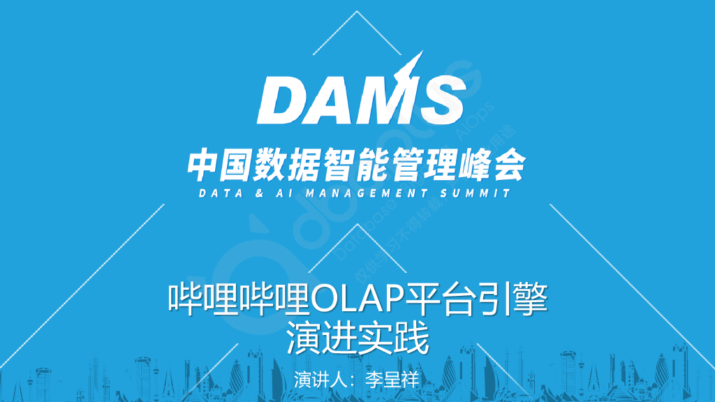 李呈祥：哔哩哔哩OLAP平台引擎演进实践