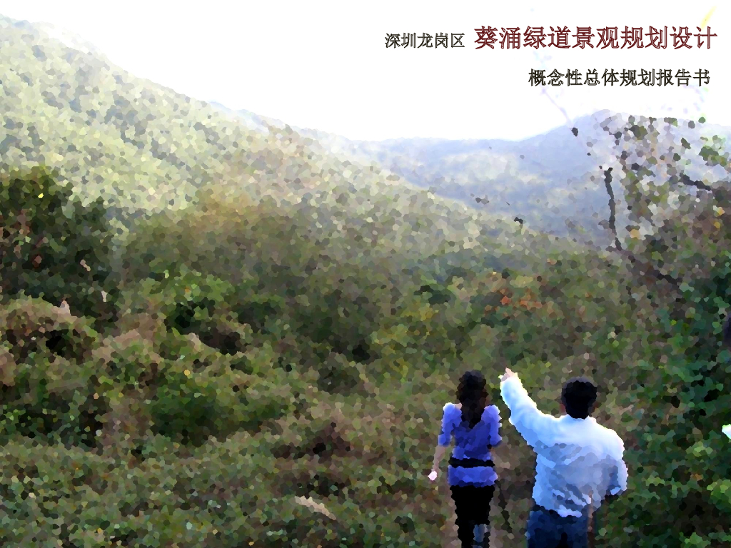 [深圳]绿道景观规划设计概念性总体规划报告书