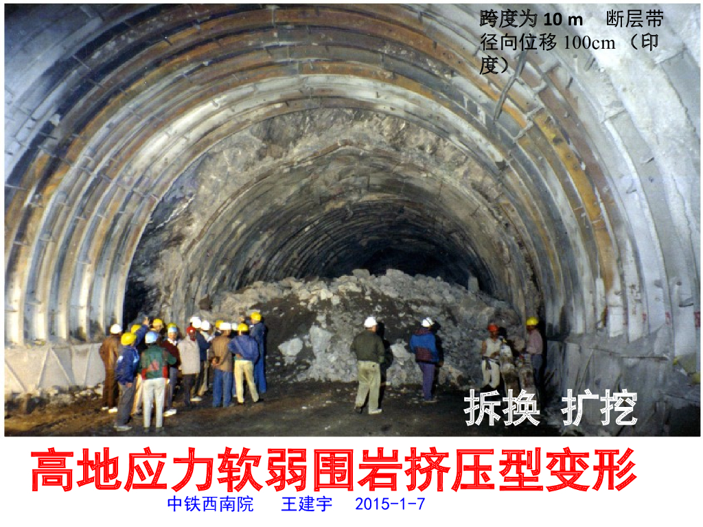 高地应力软弱围岩挤压型变形
