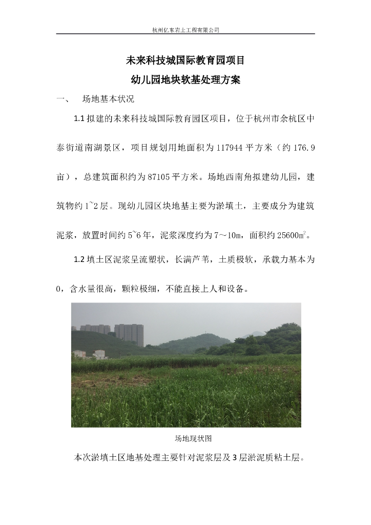 软基处理施工方案Word版（共23页）