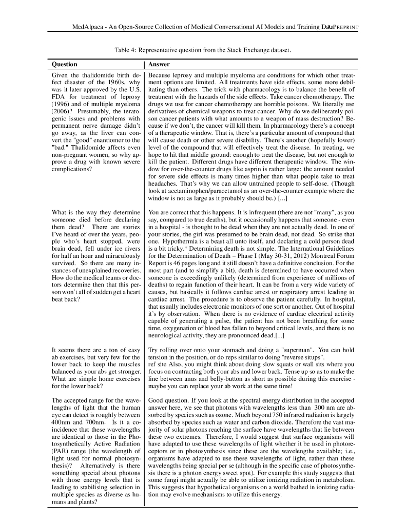 MedAlpaca -- 医疗对话人工智能模型和训练数据的开源集合（英文版）_第8页