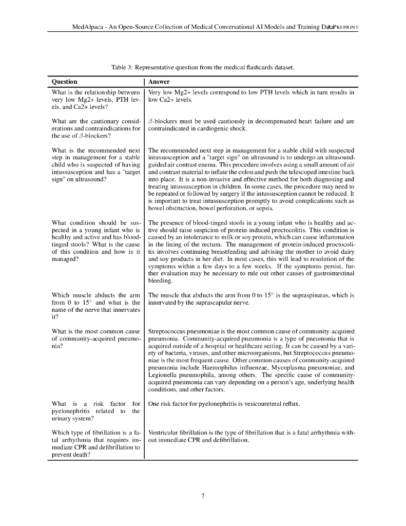 MedAlpaca -- 医疗对话人工智能模型和训练数据的开源集合（英文版）_第7页
