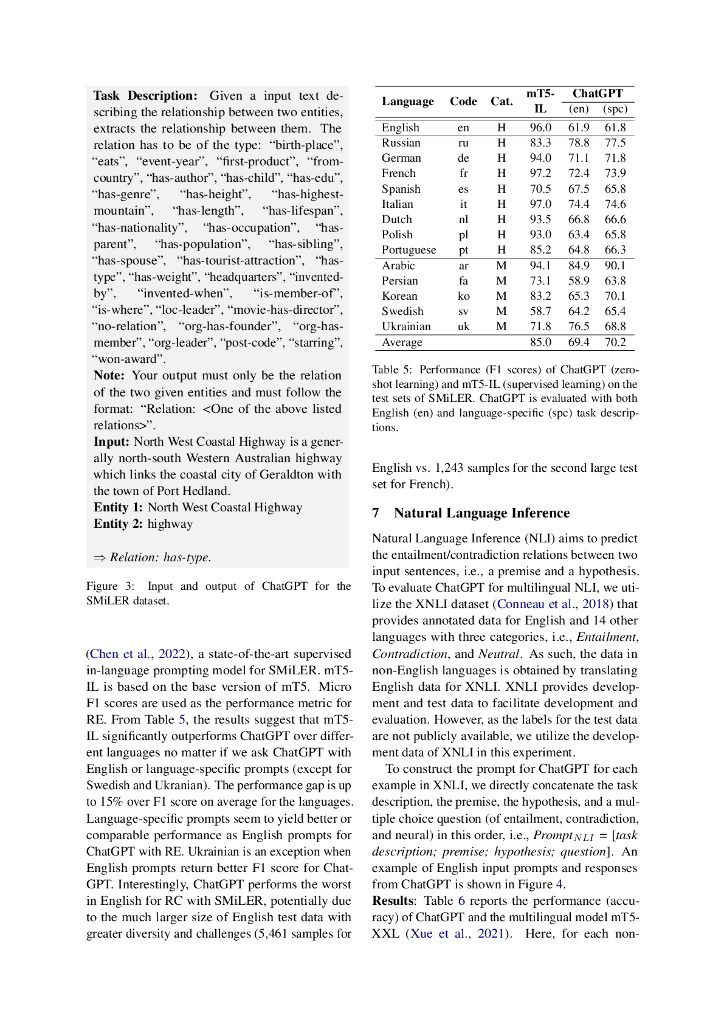 ChatGPT 在超越英语方面的综合评估：多语言学习中的大型语言模型（英文版）_第9页